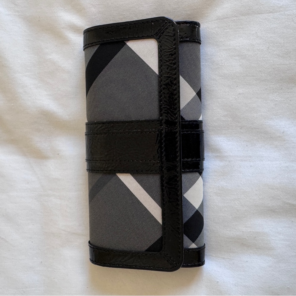 Burberry Black Check Wallet